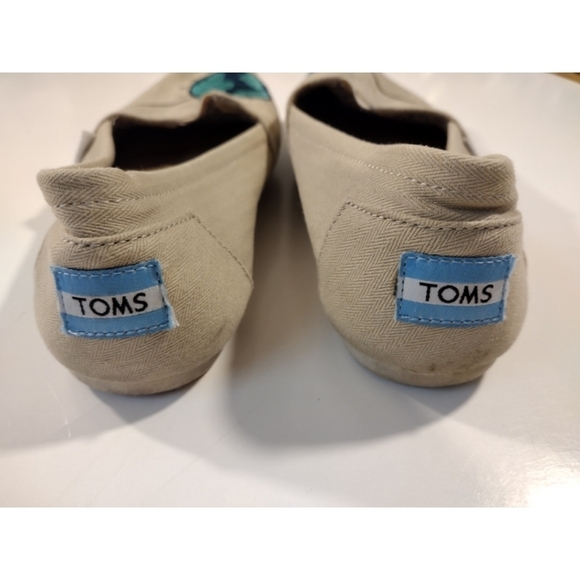 Toms "Giving Embroidered Globe" canvas slip ons - Picture 4 of 11